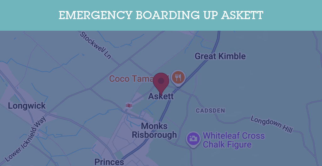 Emergency Boarding Up Services in Askett - HP27