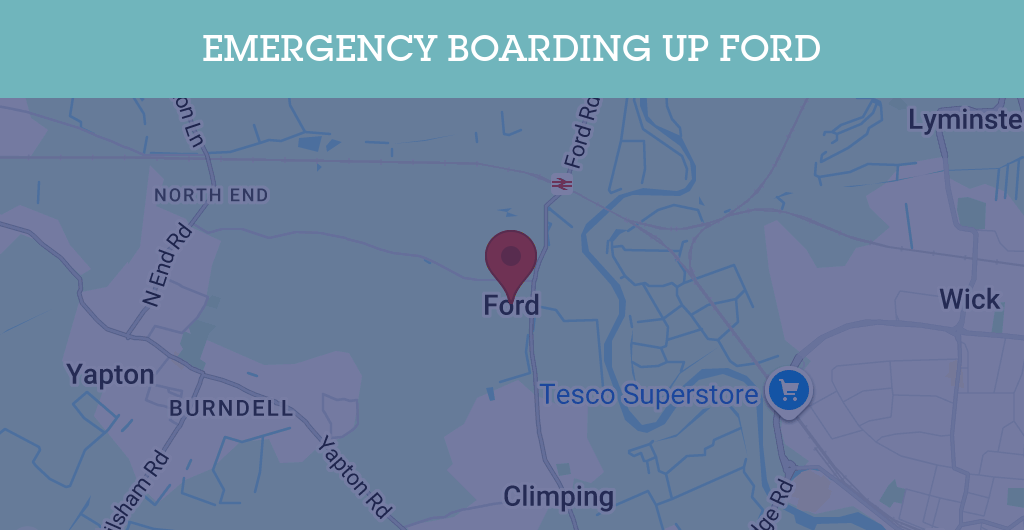 Emergency Boarding Up Services in Ford - HP17