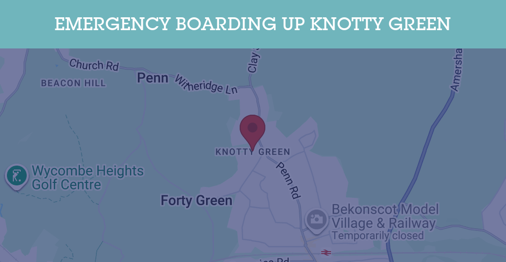 Emergency Boarding Up Services in Knotty Green - HP9