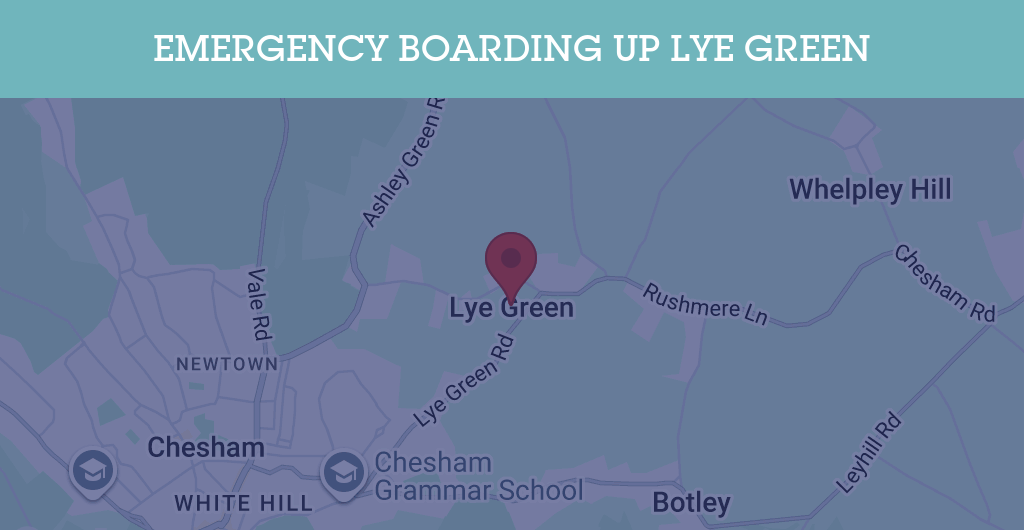 Emergency Boarding Up Services in Lye Green - HP5