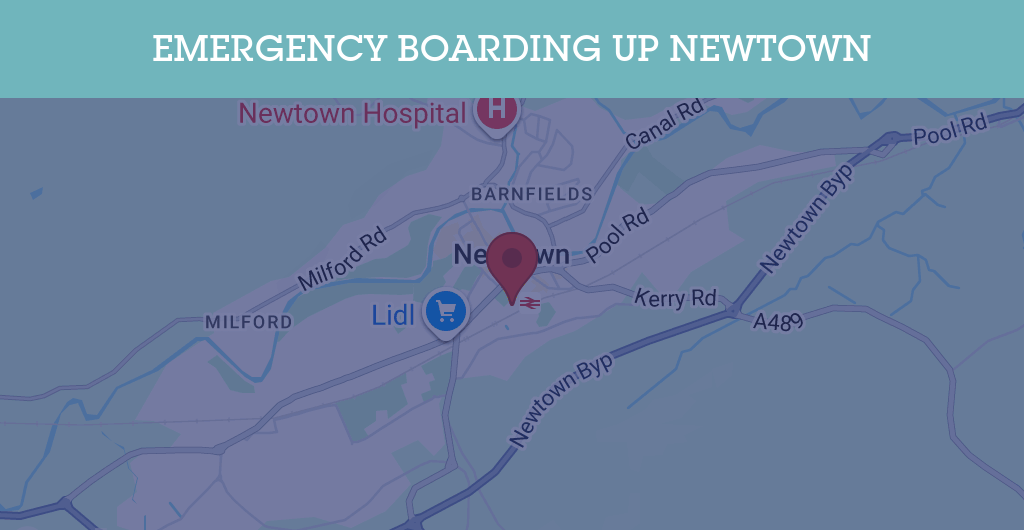 Emergency Boarding Up Services in Newtown - HP5