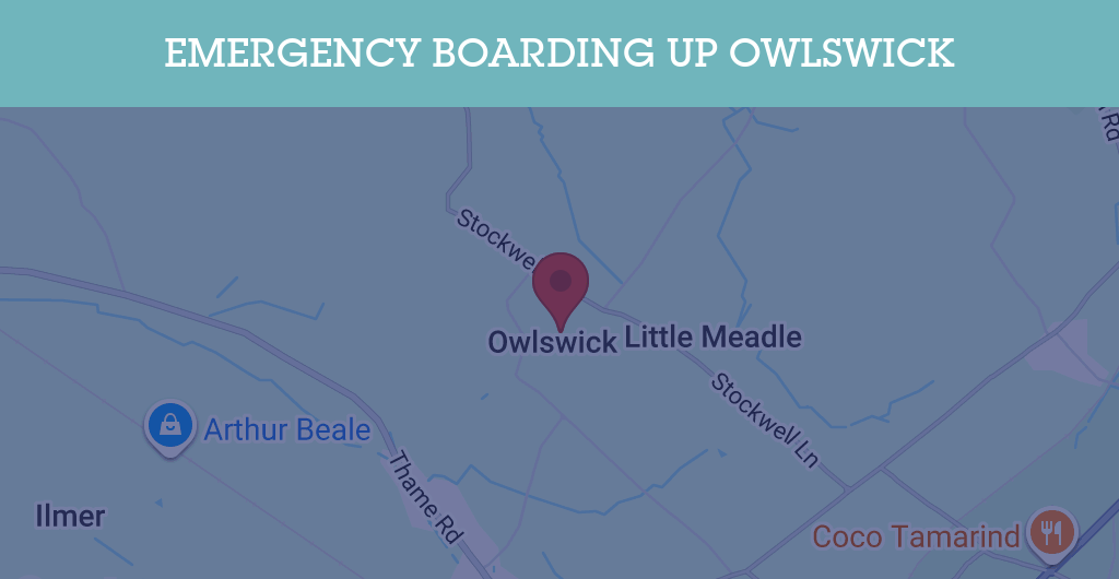 Emergency Boarding Up Services in Owlswick - HP27