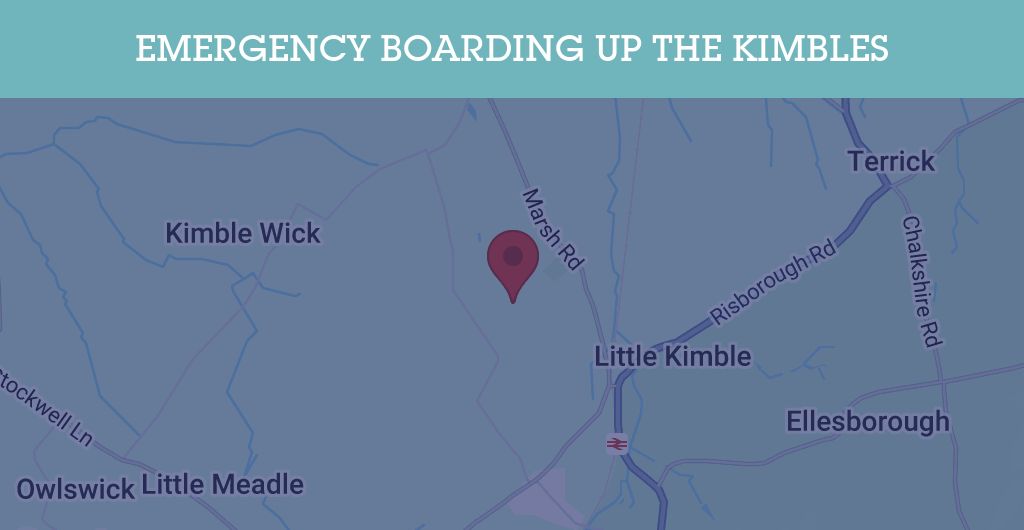 Emergency Boarding Up Services in The Kimbles - HP17