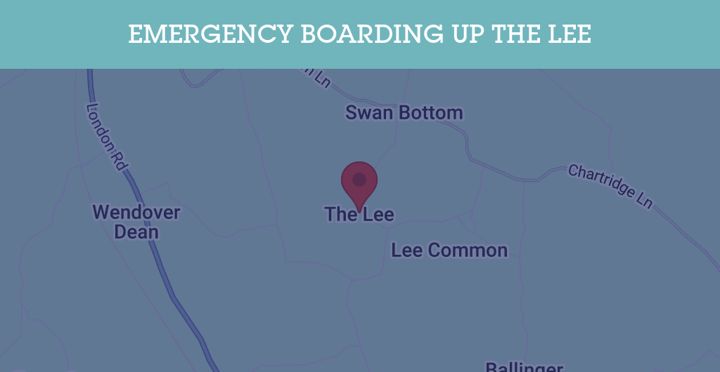 Emergency Boarding Up Services in The Lee - HP16